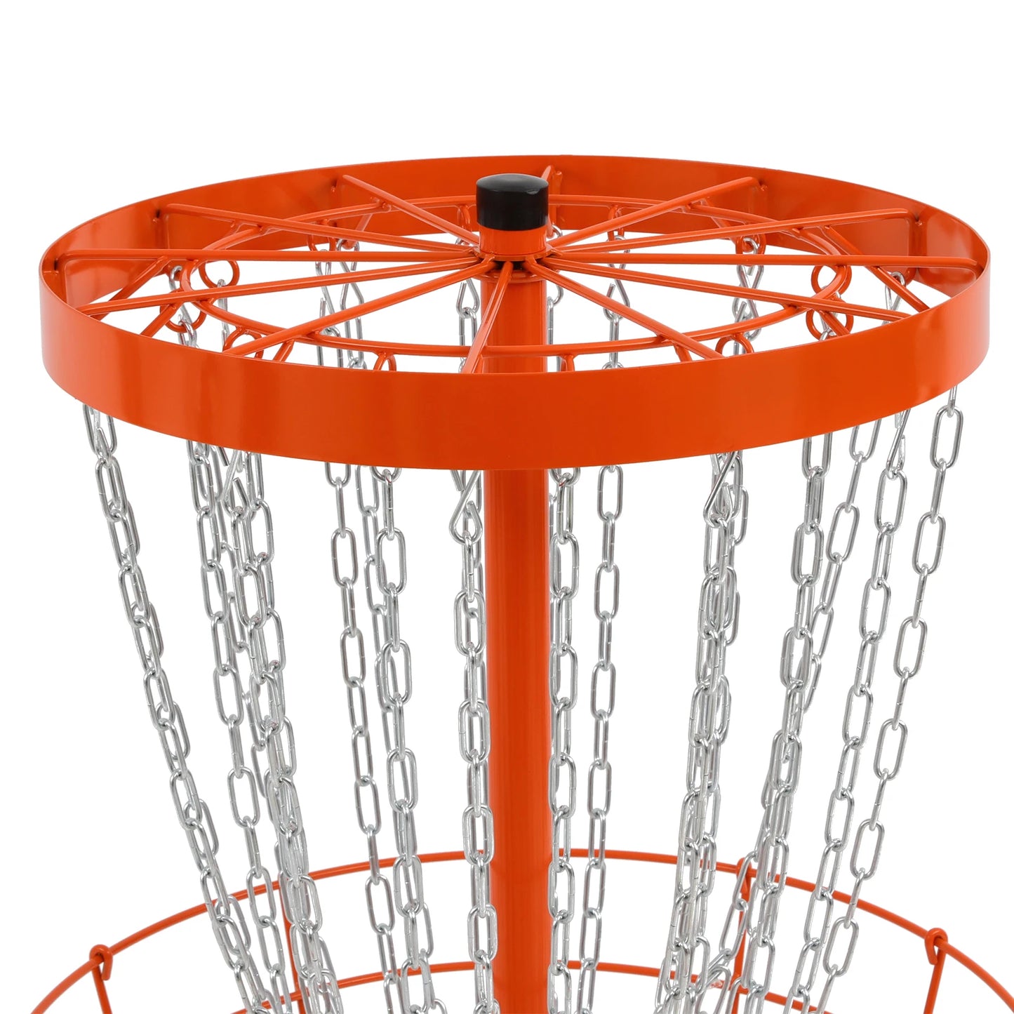 Portable Disc Golf Basket — 24 Chains, Full Size