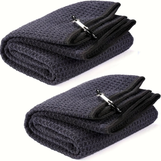 Disc Golf Towel — Waffle Weave, 2-Pack