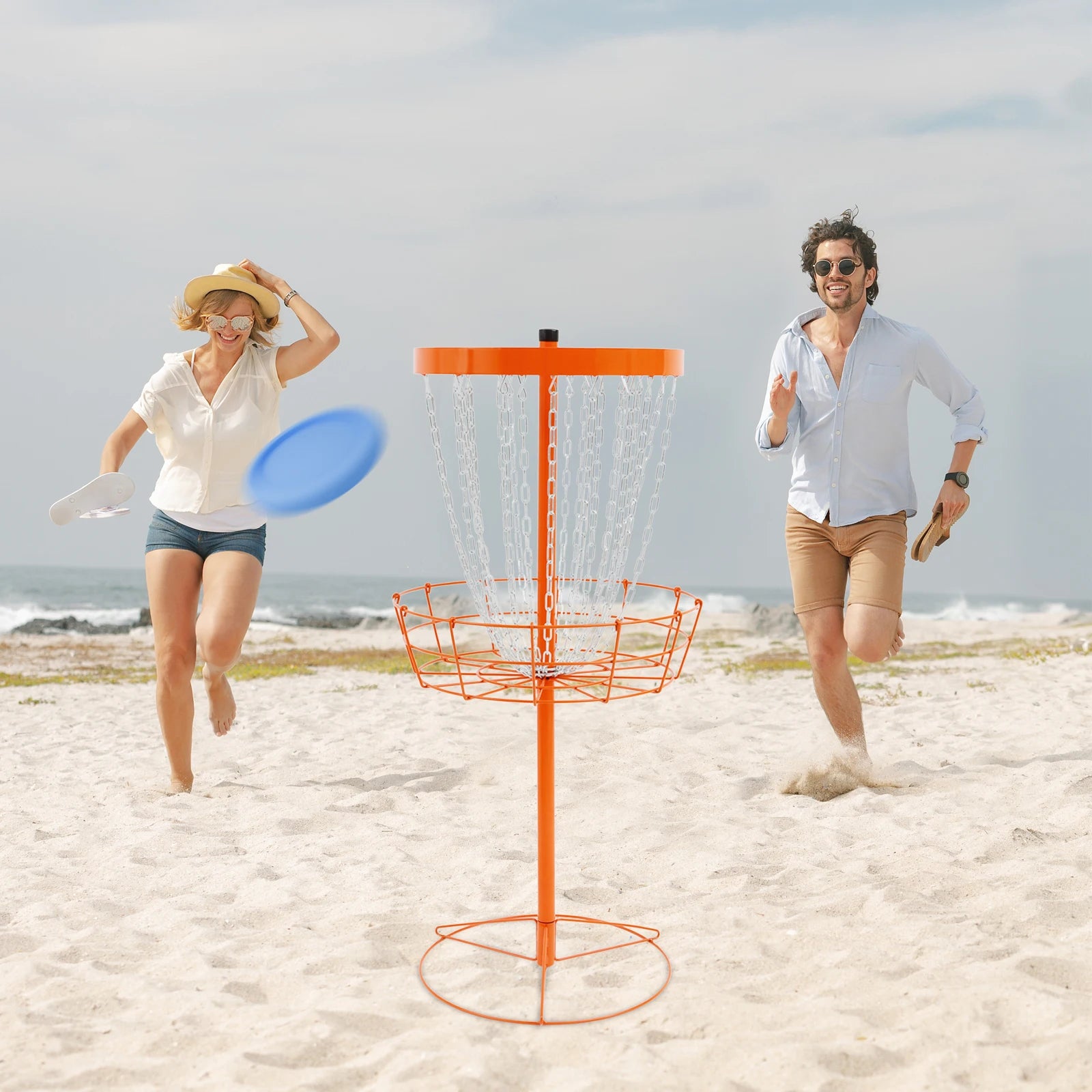 Portable Disc Golf Basket — 24 Chains, Full Size — view 8