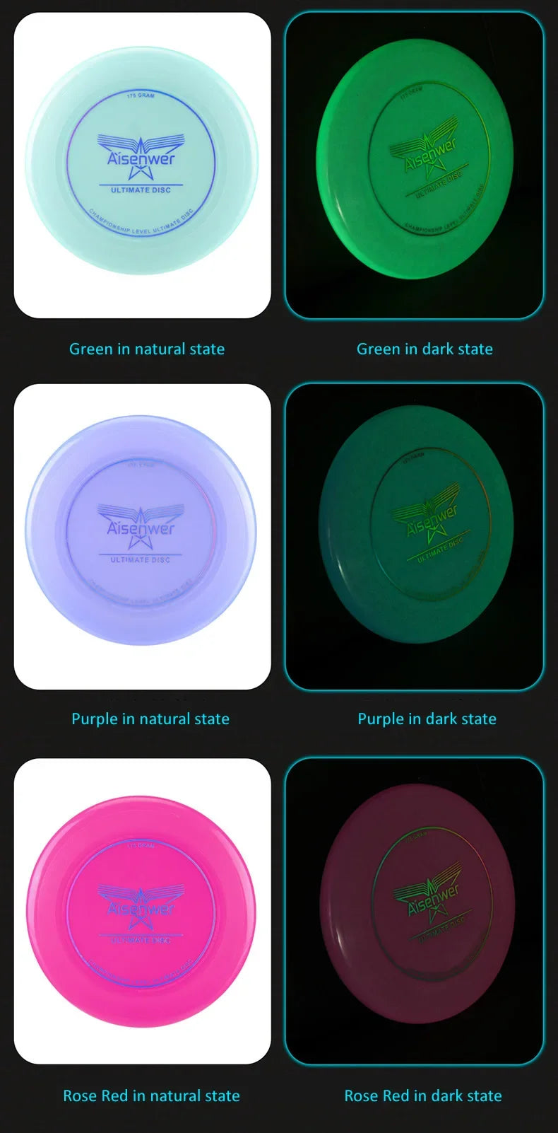 Nocturne Glow 175g Disc — White