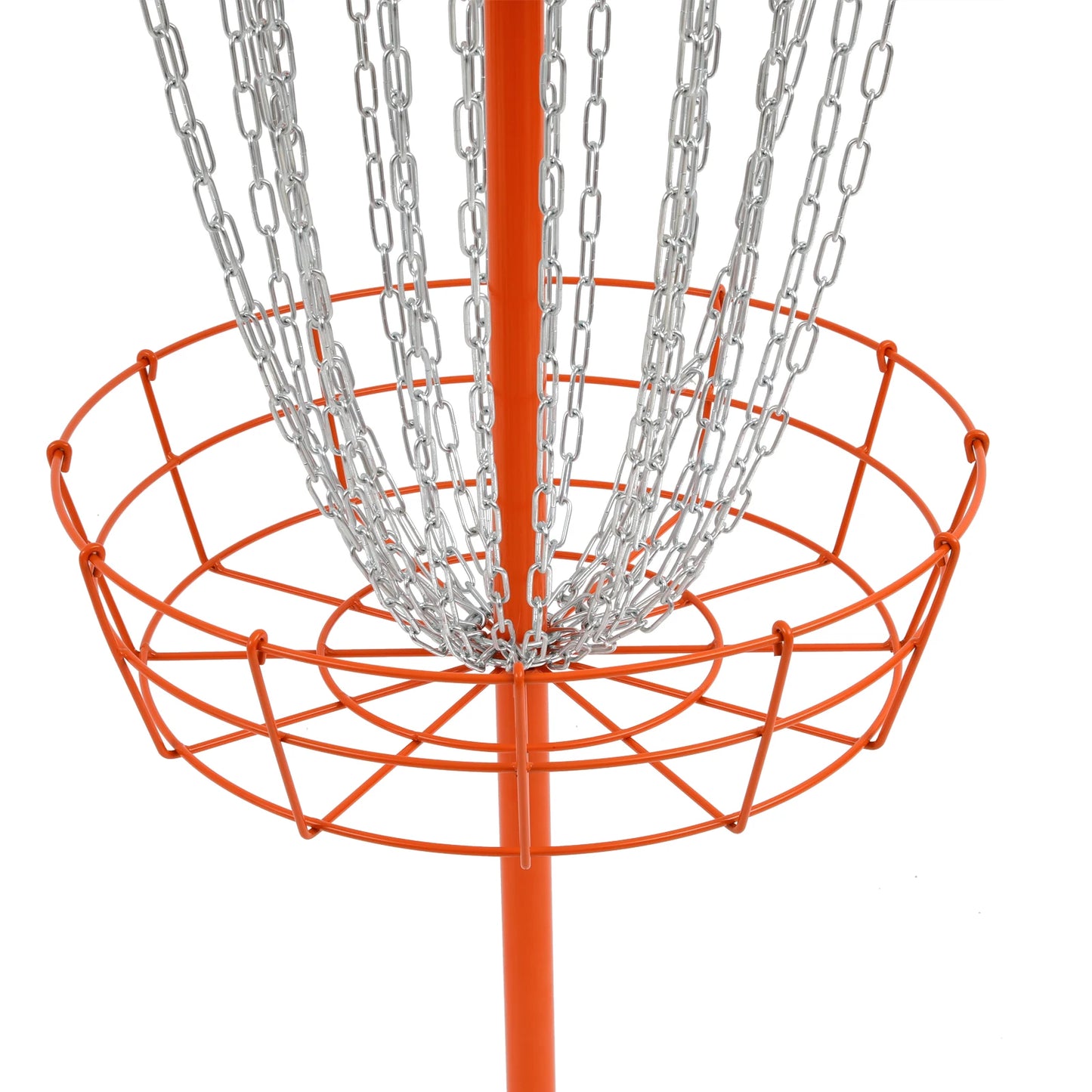 Portable Disc Golf Basket — 24 Chains, Full Size